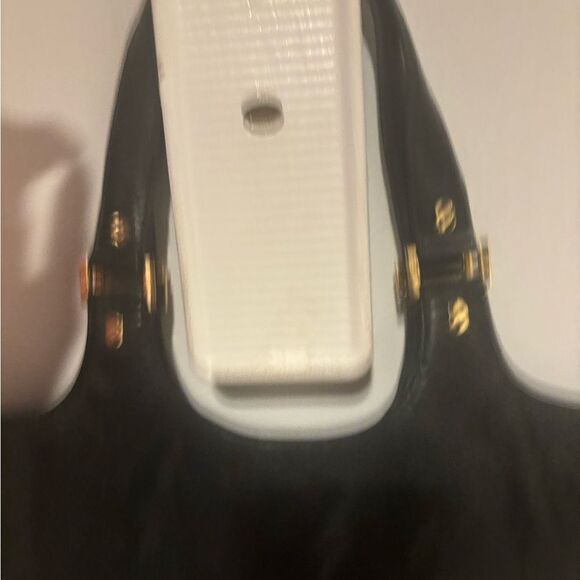 Tory Burch Bombe Leather Tote logo purse designer handbag t design accessory bag - Picture 6 of 14